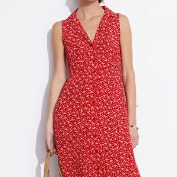 & Other Stories Dresses & Skirts - & Other Stories red floral midi dress